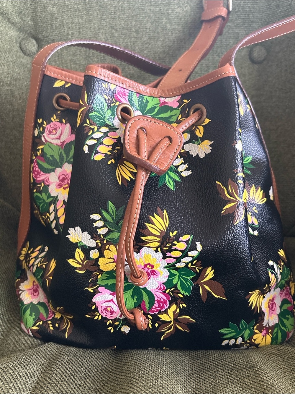 KENZO Vintage Floral Shoulder Bag